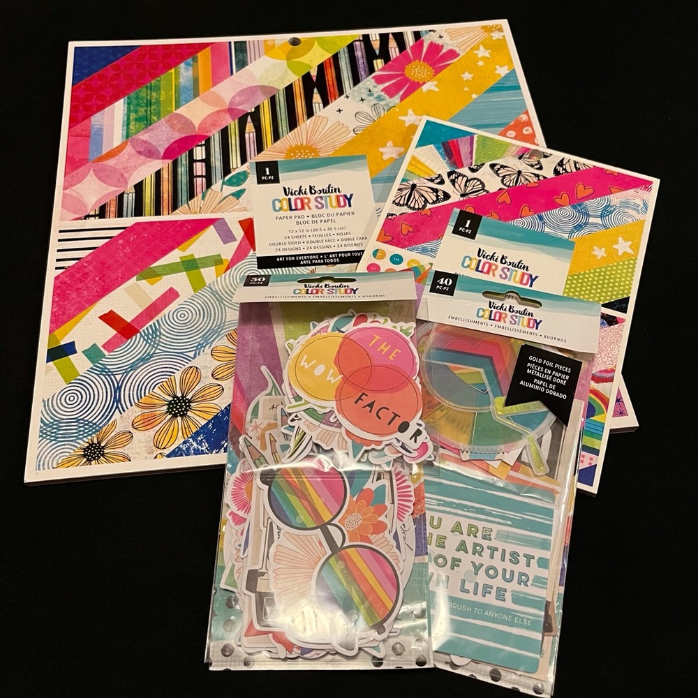 Vicki Boutin Color Study scrapbooking lot